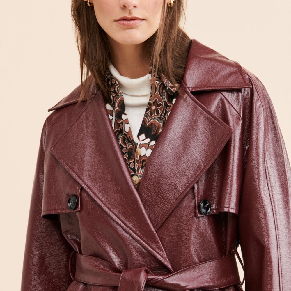 COPY - 4th & Reckless Joan Vegan Leather Trench Coat